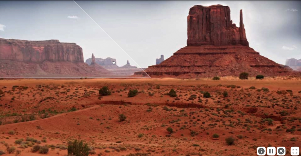 Screenshot of a highlighted portion of the exercise window, indicating a section selection for the Route 66 sign.