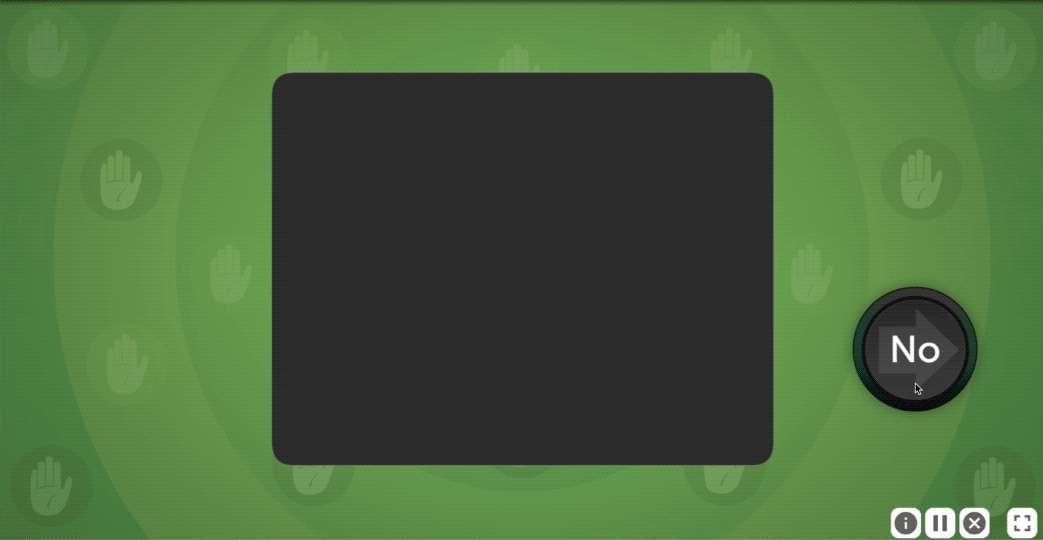 An animation showing a similar landscape photo, but it is not the target image for Freeze Frame.