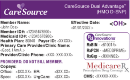 Is medicaid the same as caresource amerigroup labcorp