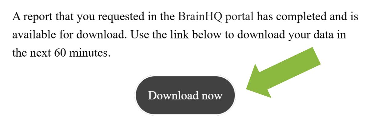Download report email