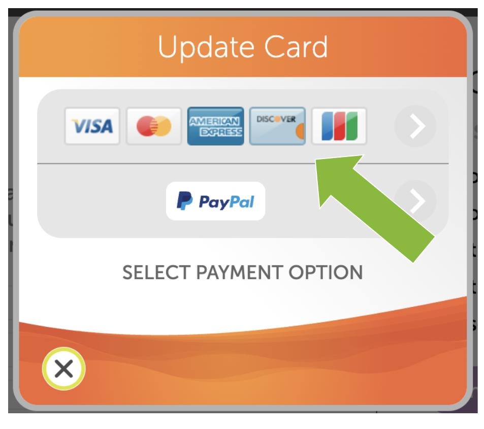 update payment method